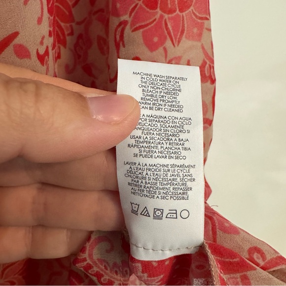 Cabi Vita Tank Style 5037 Floral Cowl Neck Sleeveless Blouse Small - Picture 7 of 7